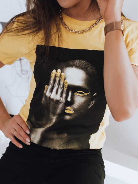 Moteriški marškinėliai (Dzeltens) Benna