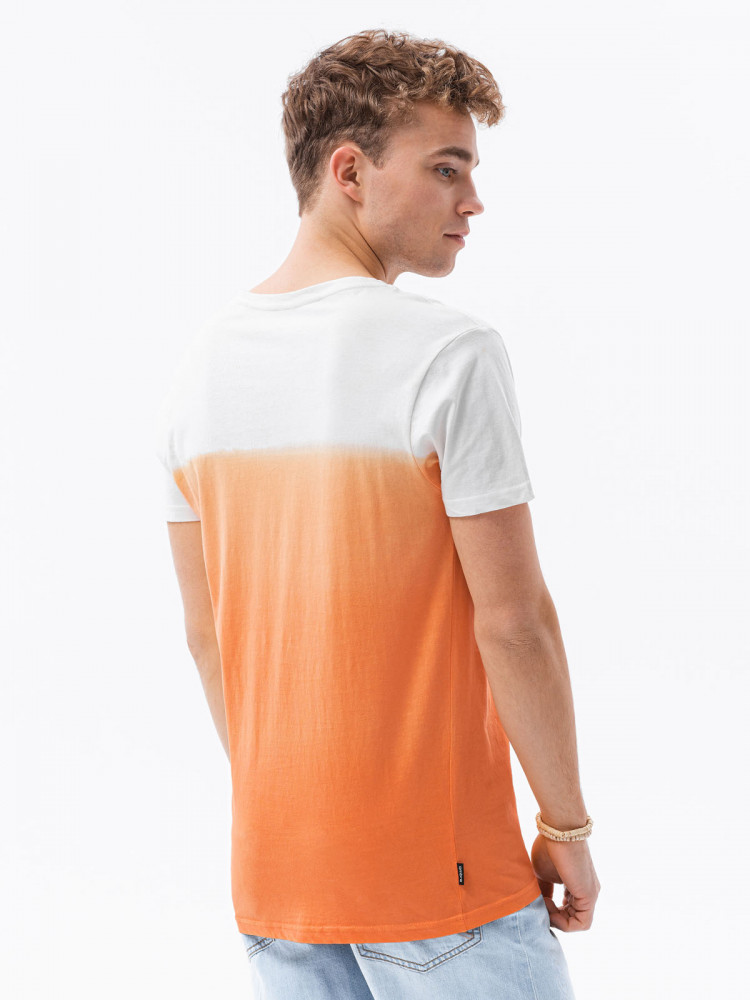 Vīriešu klajums t-shirt S1380 - orange Bennett