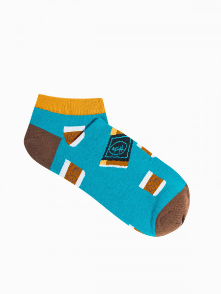 Vīriešu zeķes U172 - turquoise Vīriešu zeķes U172 - turquoise