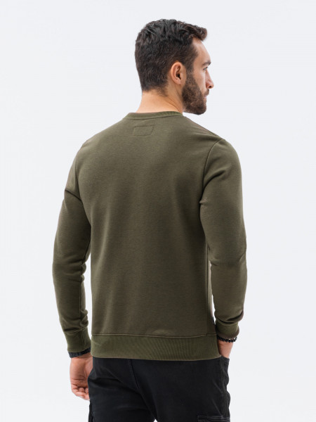 Vīriešu klajums sweatshirt B978 - olive