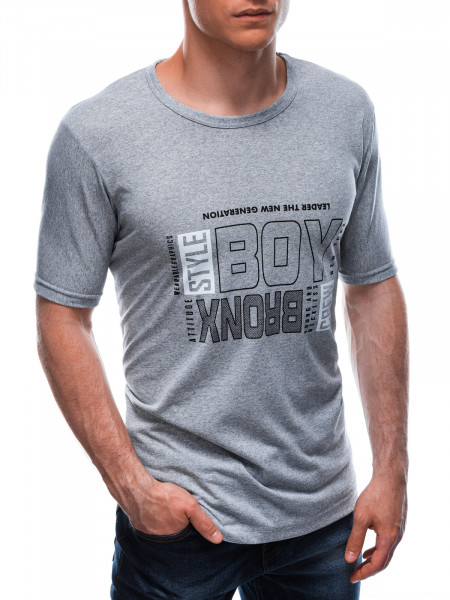 Vīriešu apdrukāts t-shirt S1675 - Santo