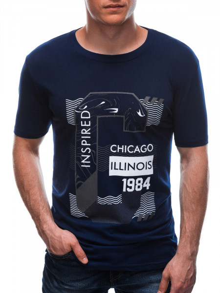 Vīriešu apdrukāts t-shirt S1677 - Sara
