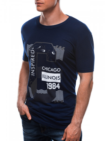 Vīriešu apdrukāts t-shirt S1677 - Sara