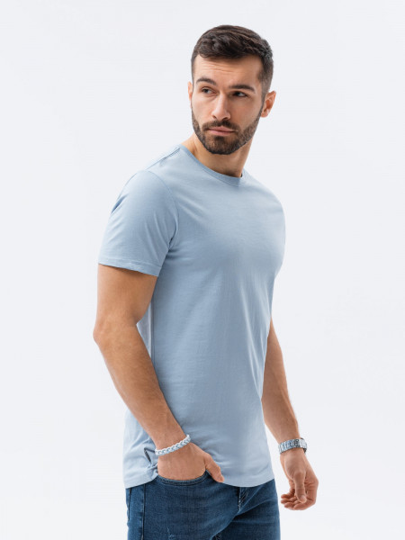 Vīriešu klajums t-shirt S1370 - gaiši zils Cooper