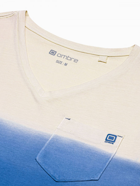 Vīriešu klajums t-shirt S1380 - tumši zils Waylon