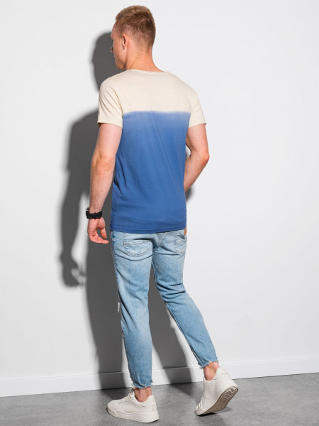 Vīriešu klajums t-shirt S1380 - tumši zils Waylon